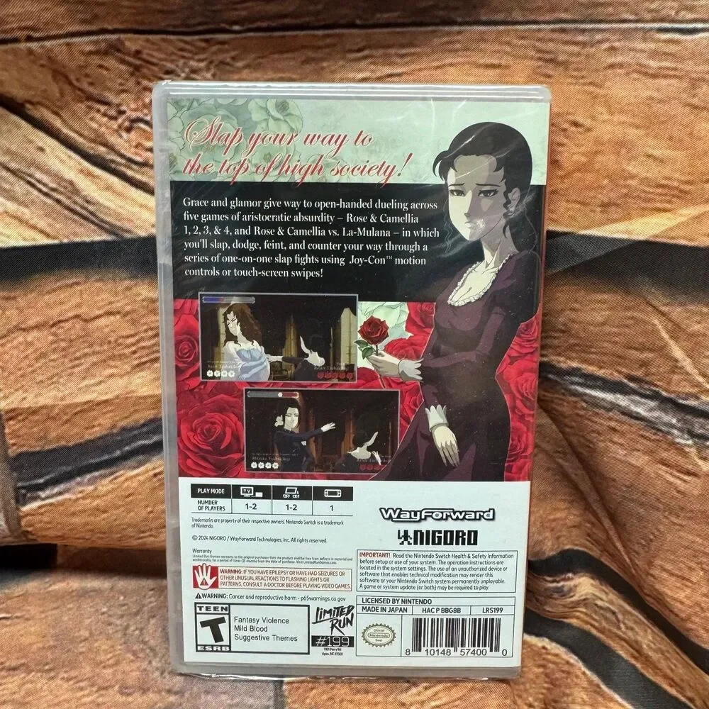 Rose and Camellia Collection Nintendo Switch Limited Run Games LRG 199 Sealed